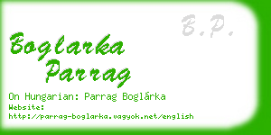 boglarka parrag business card