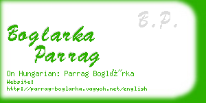 boglarka parrag business card